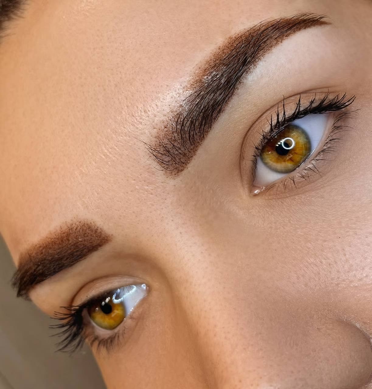 permanent makeup powder brows